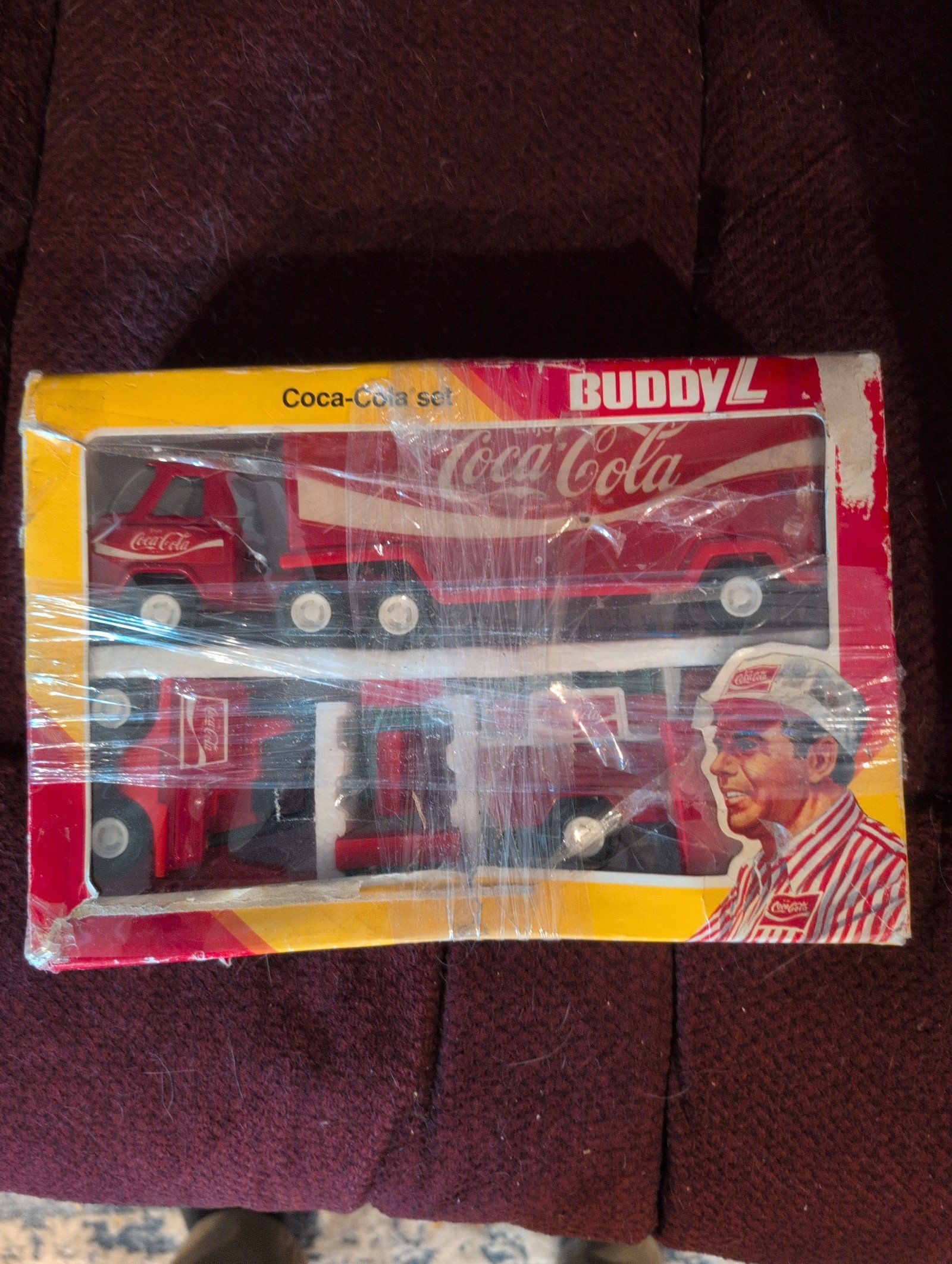 Antique Buddy L Coca Cola Playset with Original Box!