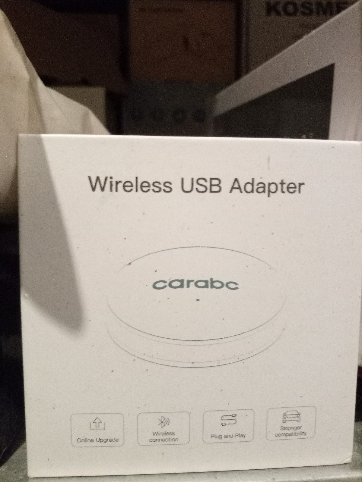CARabc Wireless CarPlay Adapter Apple Wireless CarPlay Dongle Wired CarPlay Conv
