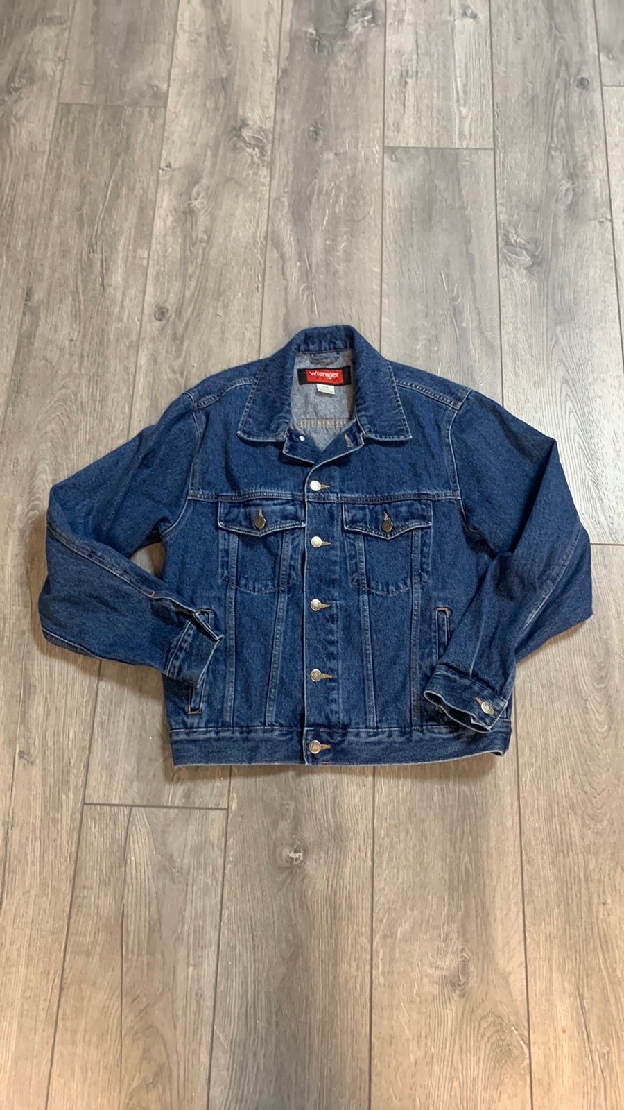Vintage Wrangler Hero Jean Jacket Button Up Size S