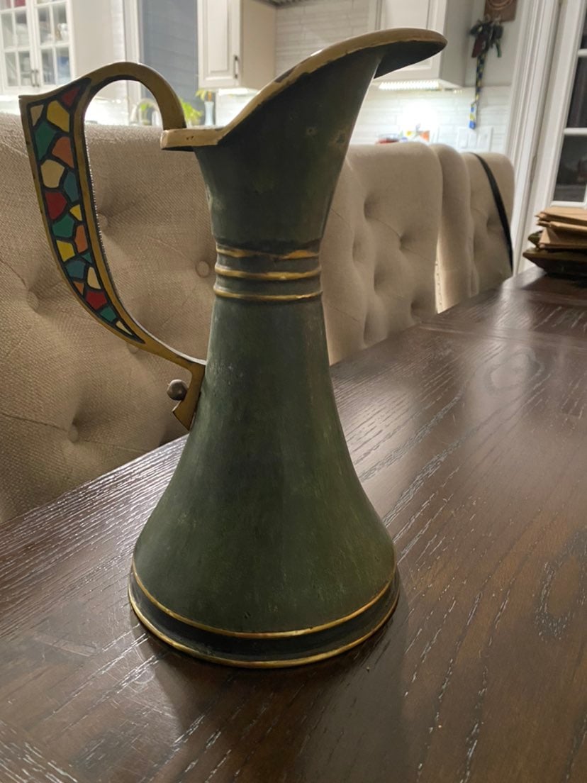 Vtg pitcher from israel