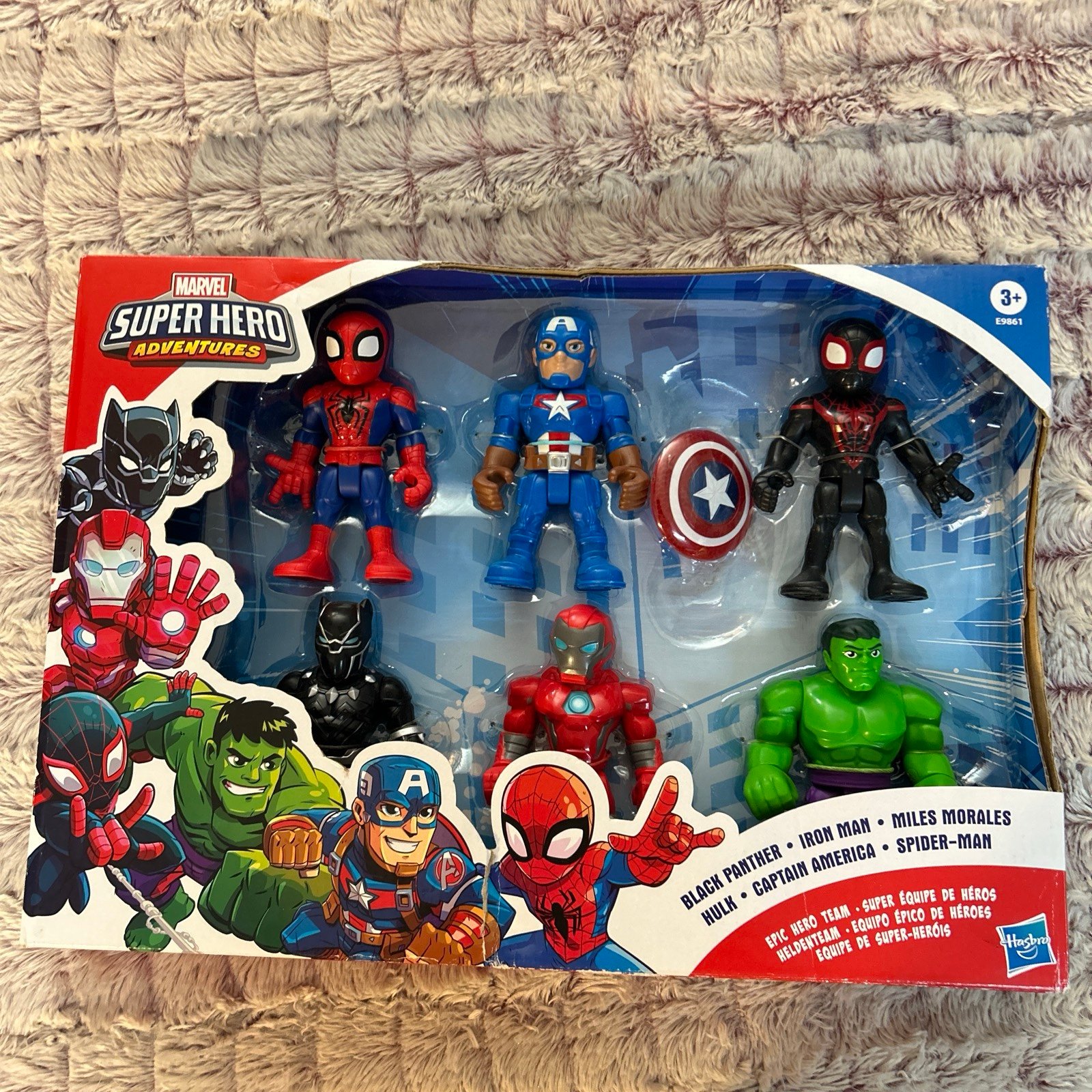 Marvel Super Hero Adventure Epic Hero Team 6 Pack
