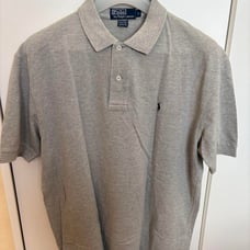 Polo by Ralph Lauren Grey Polo Shirt, Size L