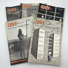 5 Issues 1975 QST Amateur Radio Monthly Magazine Vintage Ham Radio