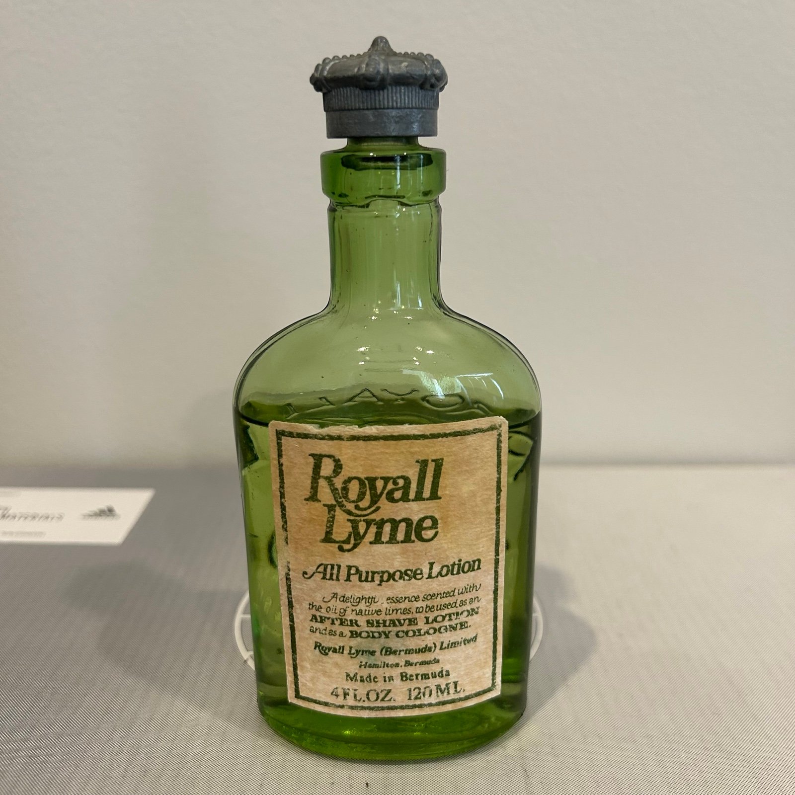 Vintage Royall Lime All Purpose Aftershave Lotion and Body Cologne 4 oz 85% Full