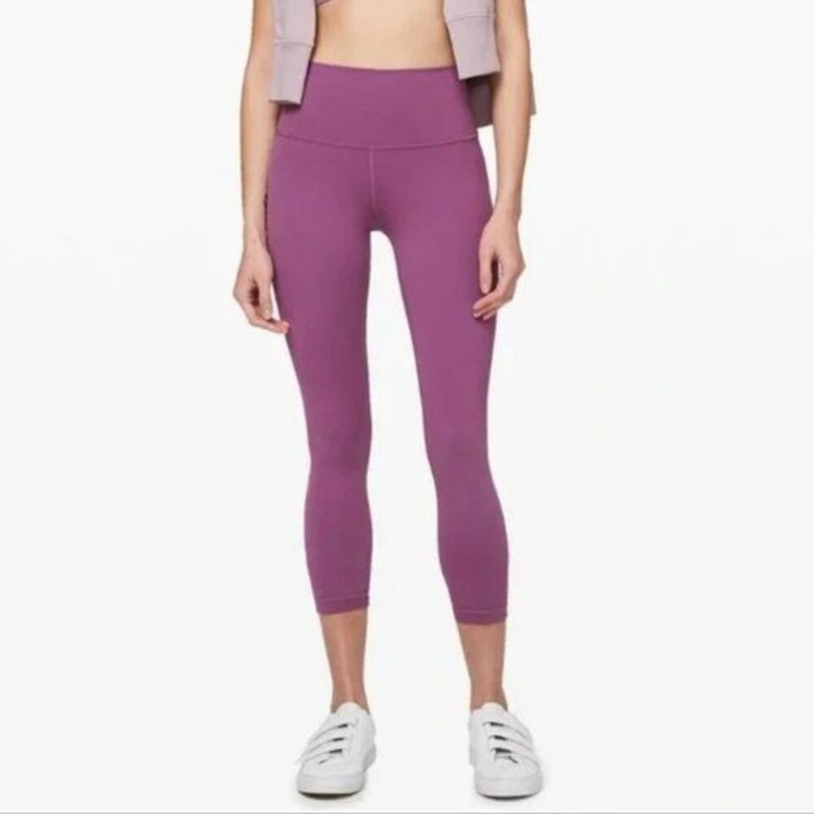 lululemon wunder under Train HR Vintage Plum Leggings Tights 25 Women's Size 14
