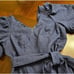 NWT 248 Lily Pulitzer Kirabelle Navy Blue Puff Sleeve V- Neck Jumpsuit Size 12