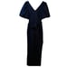 NWT 248 Lily Pulitzer Kirabelle Navy Blue Puff Sleeve V- Neck Jumpsuit Size 12