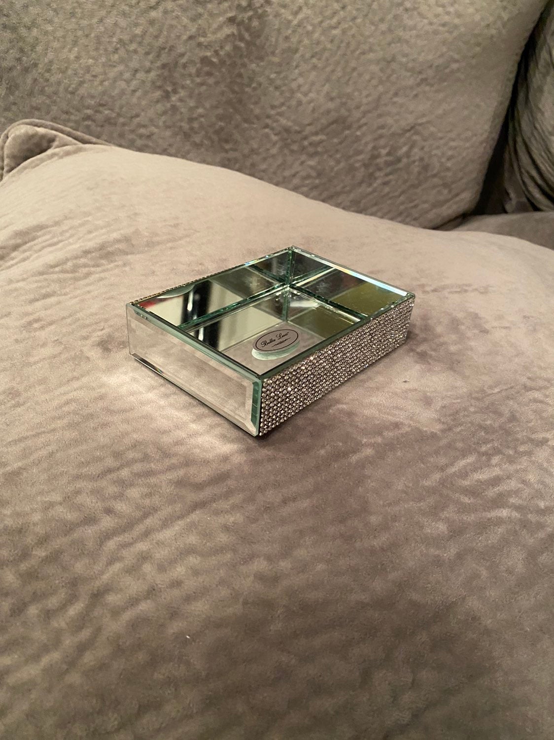 Bella lux rhinestone soap dish