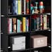 10 Cube Closet Storage Organizer Bookcase Black