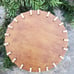 Mens Round Basket w/leather, valentines gift for men, valentines gift for him