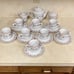 Vintage Farberware White Christmas 1995 24 Pc Set
