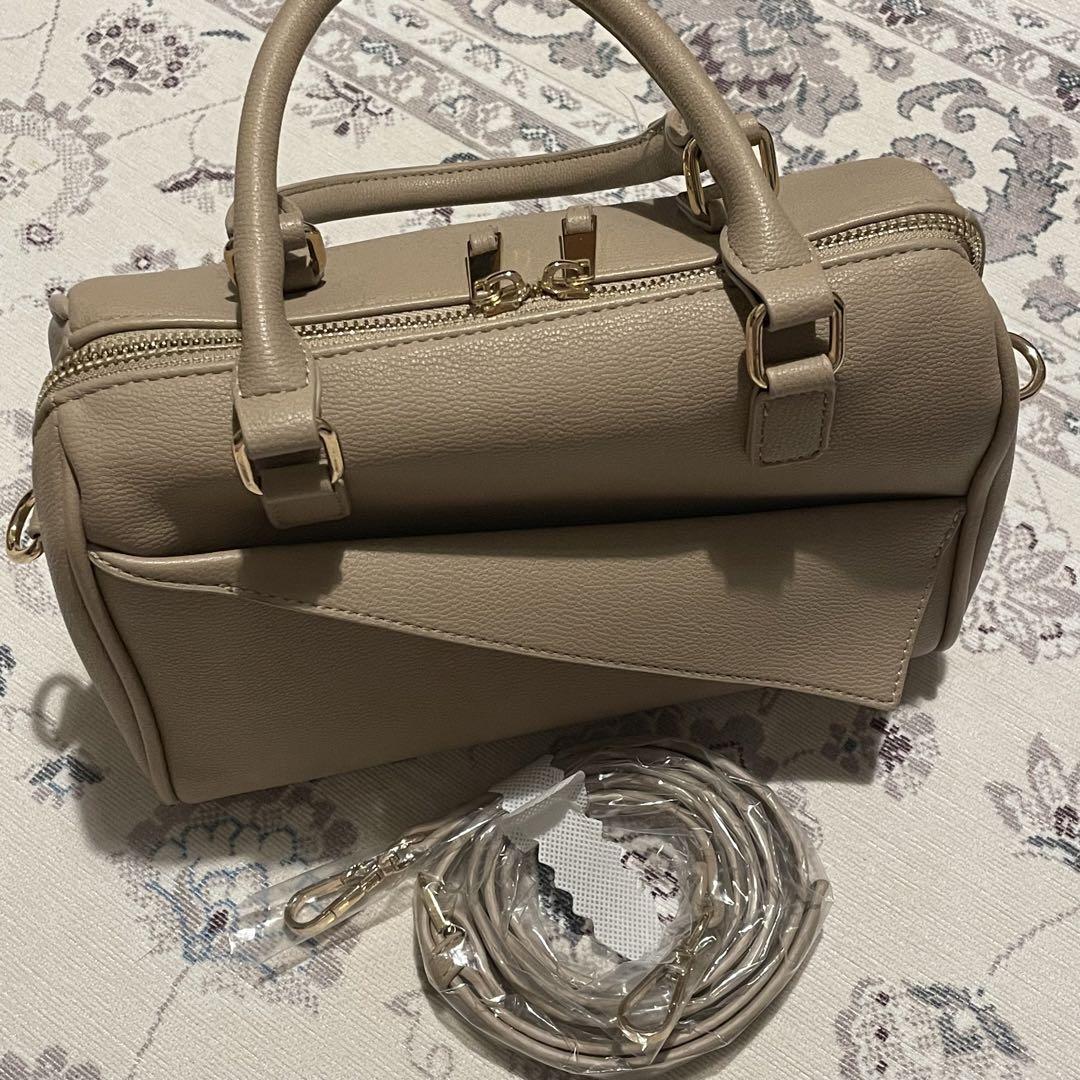 新品】mekuri boston bag greige philme 大園桃子の通販 by ぽ