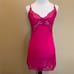 VS hot pink Valentine Lace Lingerie Slip