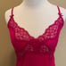 VS hot pink Valentine Lace Lingerie Slip