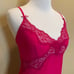 VS hot pink Valentine Lace Lingerie Slip
