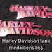 Harley Davidson tank medallion