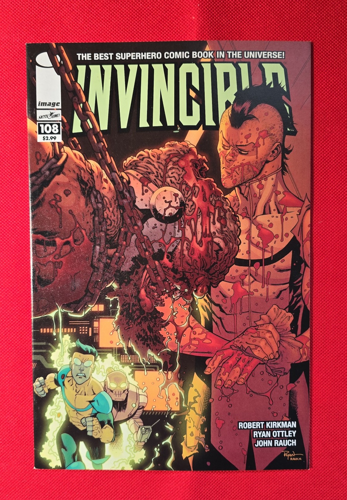 INVINCIBLE #108 DEATH OF ANGSTROM LEVY RYAN OTTLEY COVER ART IMAGE COMICS 2013