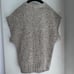Vintage Villager Sweater / Vest - SZ M, Unique Grey & Multi-Colored Silk Blend
