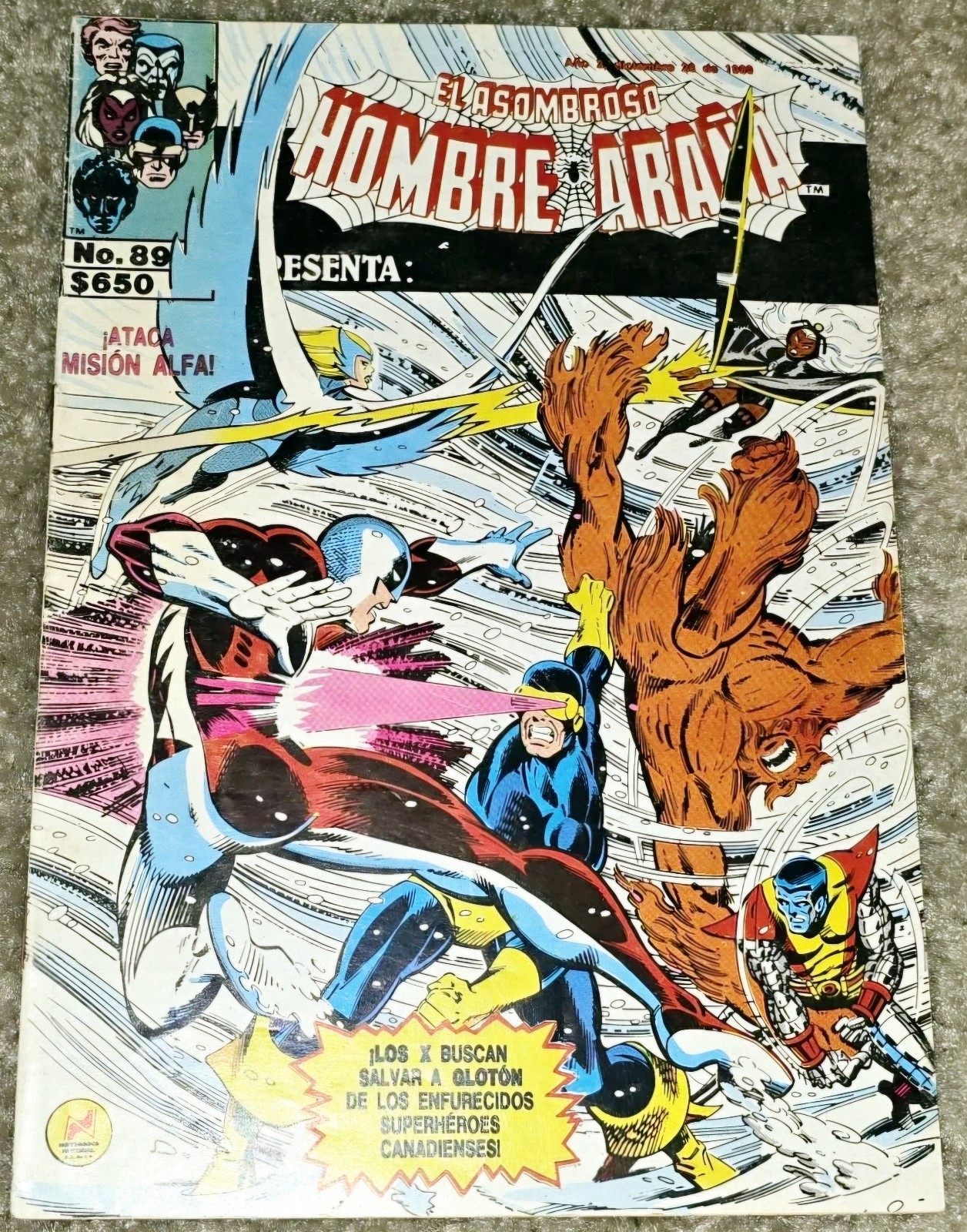 Rare HTF Uncanny X-men 121 MX 1st Full Alpha Flight Team 1979 Hombre Araña 89