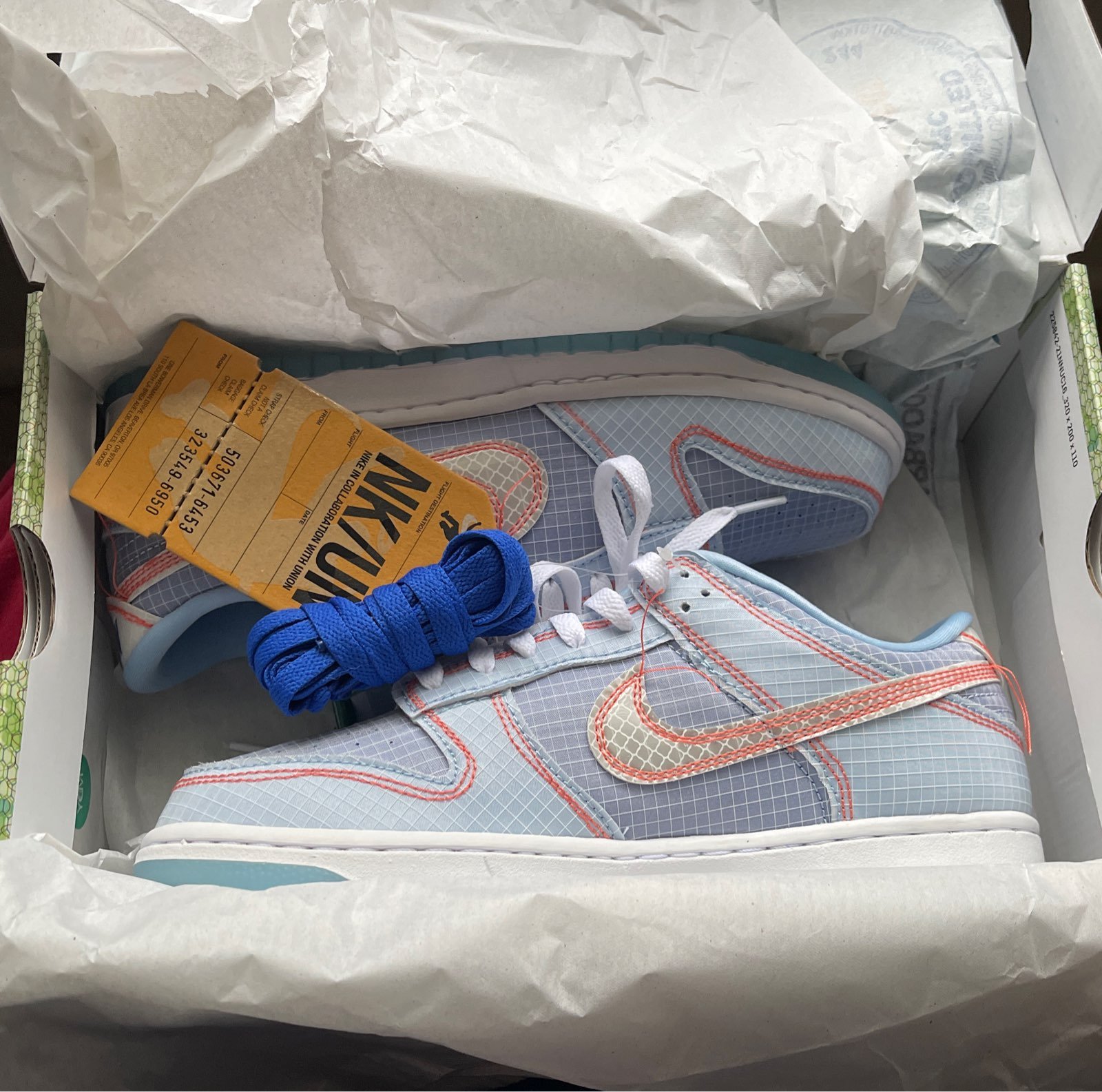 Nike Dunk Low Union Passport Pack Argon