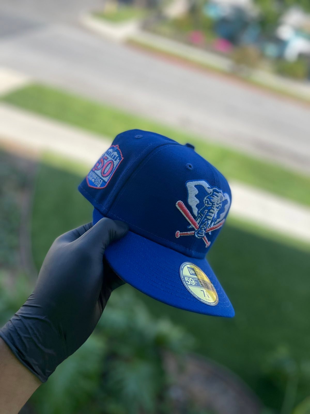 New Era Oakland Athletics 50th Anniversary Fresh Blue Lava Edition 59Fifty Fitte