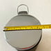 Round Cylindrical Home Office Trash Can With Soft-Close Foot Pedal Small