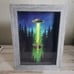 Praymantis picture ufo alien spaceship framed praying mantis wall art gift uap