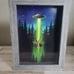 Praymantis picture ufo alien spaceship framed praying mantis wall art gift uap