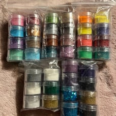 Lot of 38 Nail Glitters from Twinkled T