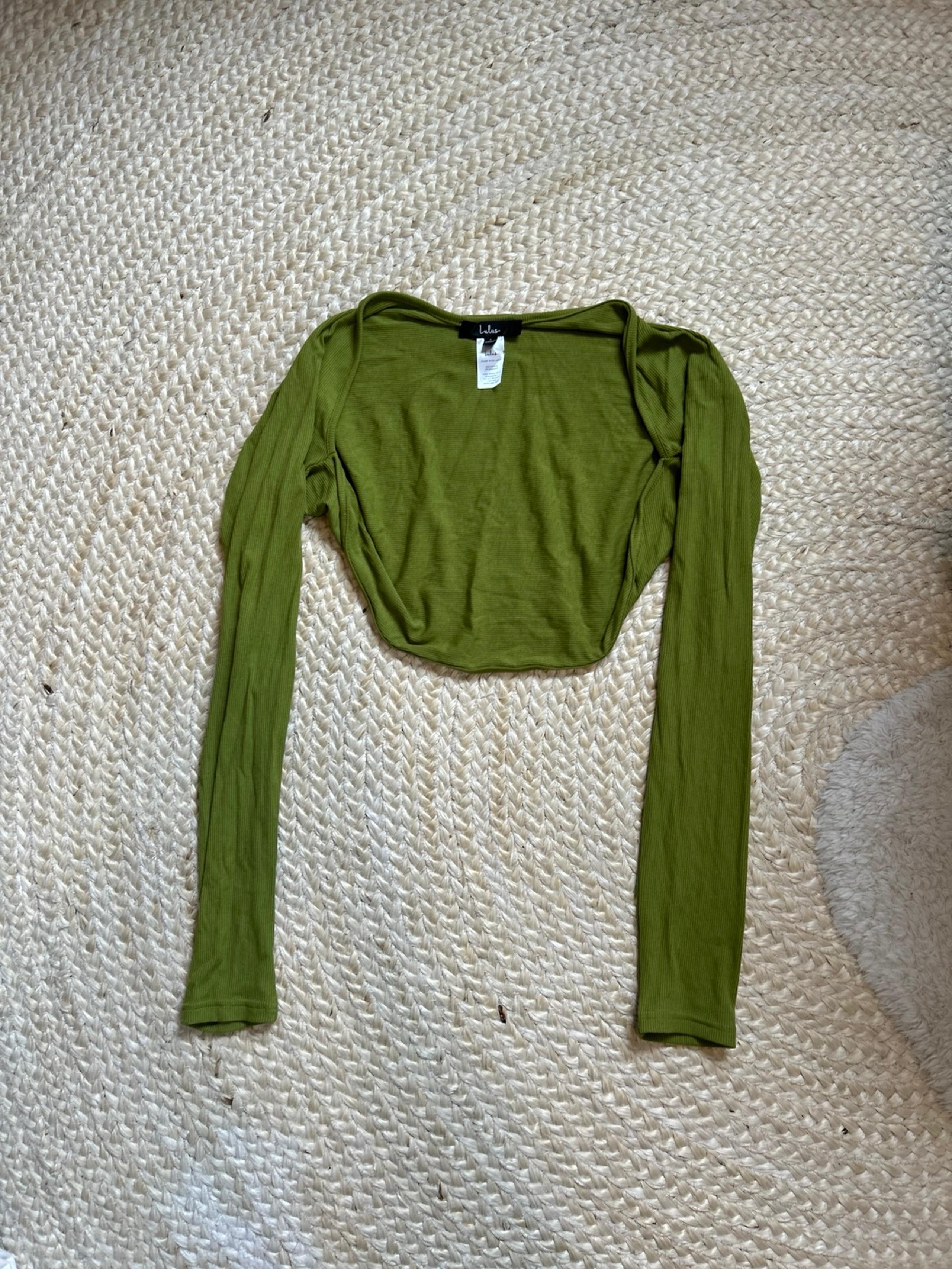 Lulus L womens cardigan sweater long sleeve crop ribbed