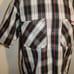 C1 Vintage Ben Davis Shirt Mechanic Zip Work Wear 1/2 Zip L Plaid Made in USA