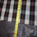 C1 Vintage Ben Davis Shirt Mechanic Zip Work Wear 1/2 Zip L Plaid Made in USA