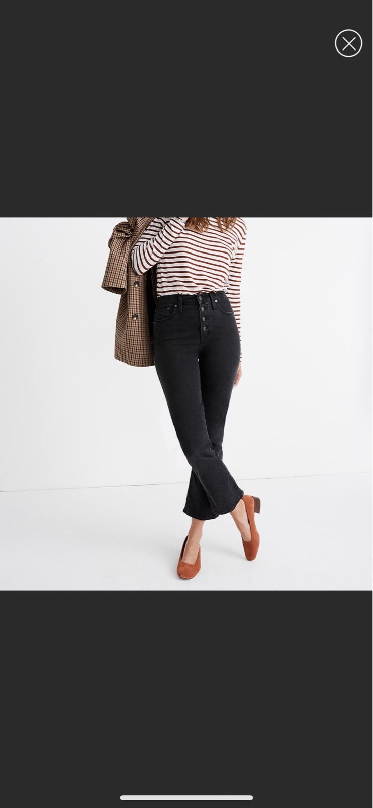 Madewell Cali Demi-Boot Jeans in Bellspring Wash: Button-Front Edition