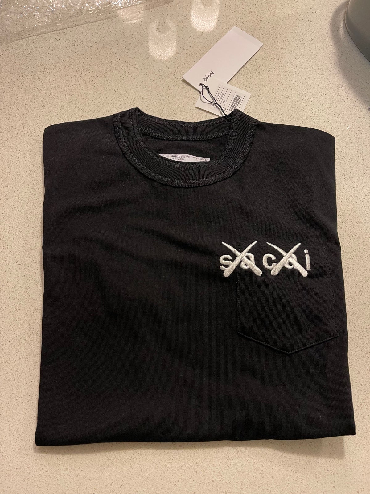 Brand New with Tag Sacai x Kaws T-Shirt Black Size 1 (small