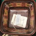 Longaberger Autumn Leaves Small Berry Basket