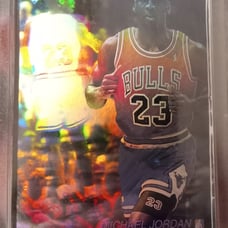 Michael Jordan upper deck mvp hologram card