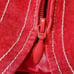 VINTAGE TERRY LEWIS CLASSIC LUXURIES RED LEATHER ZIP-UP JACKET