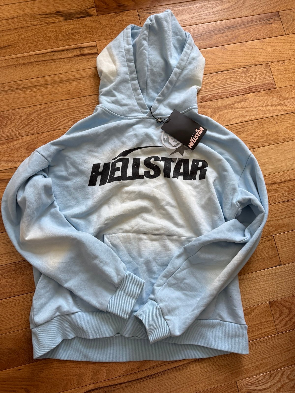Hellstar XL Light Blue Demon Hoodie NWT