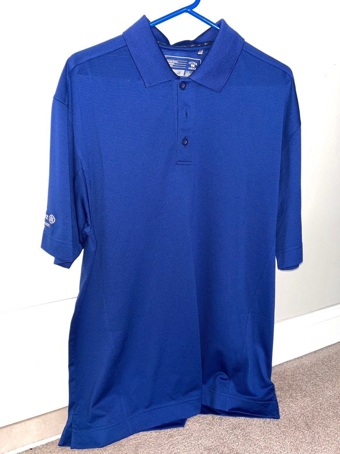Cutter & Buck large polo collared short sleeve shirt