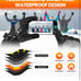 Mecmic Heated Gloves XXL Size Waterproof Battery Rechargeable Warming Gloves