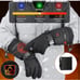 Mecmic Heated Gloves XXL Size Waterproof Battery Rechargeable Warming Gloves