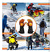 Mecmic Heated Gloves XXL Size Waterproof Battery Rechargeable Warming Gloves