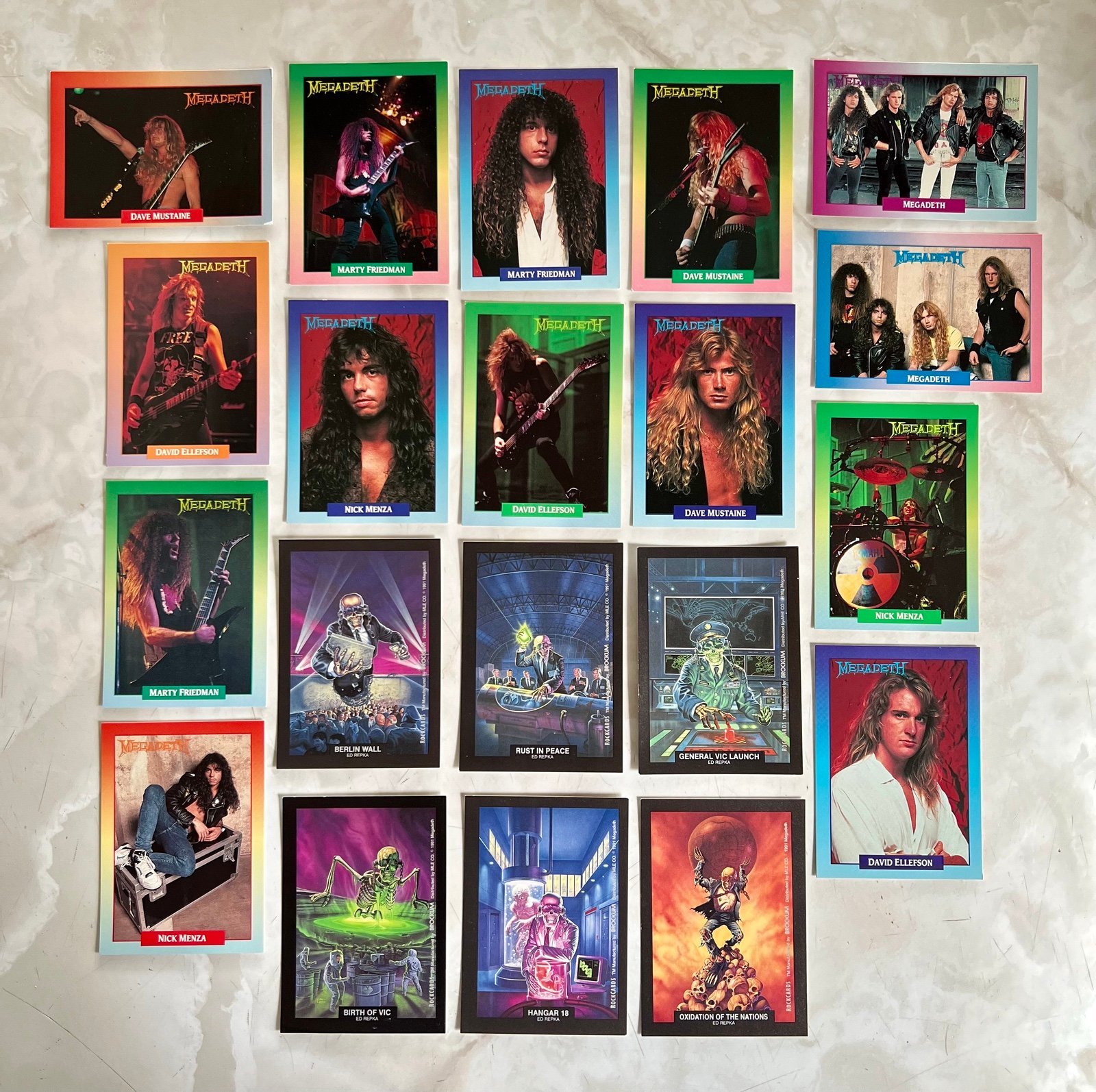 Megadeth - Rare 1991 RockCards Set, Near Mint