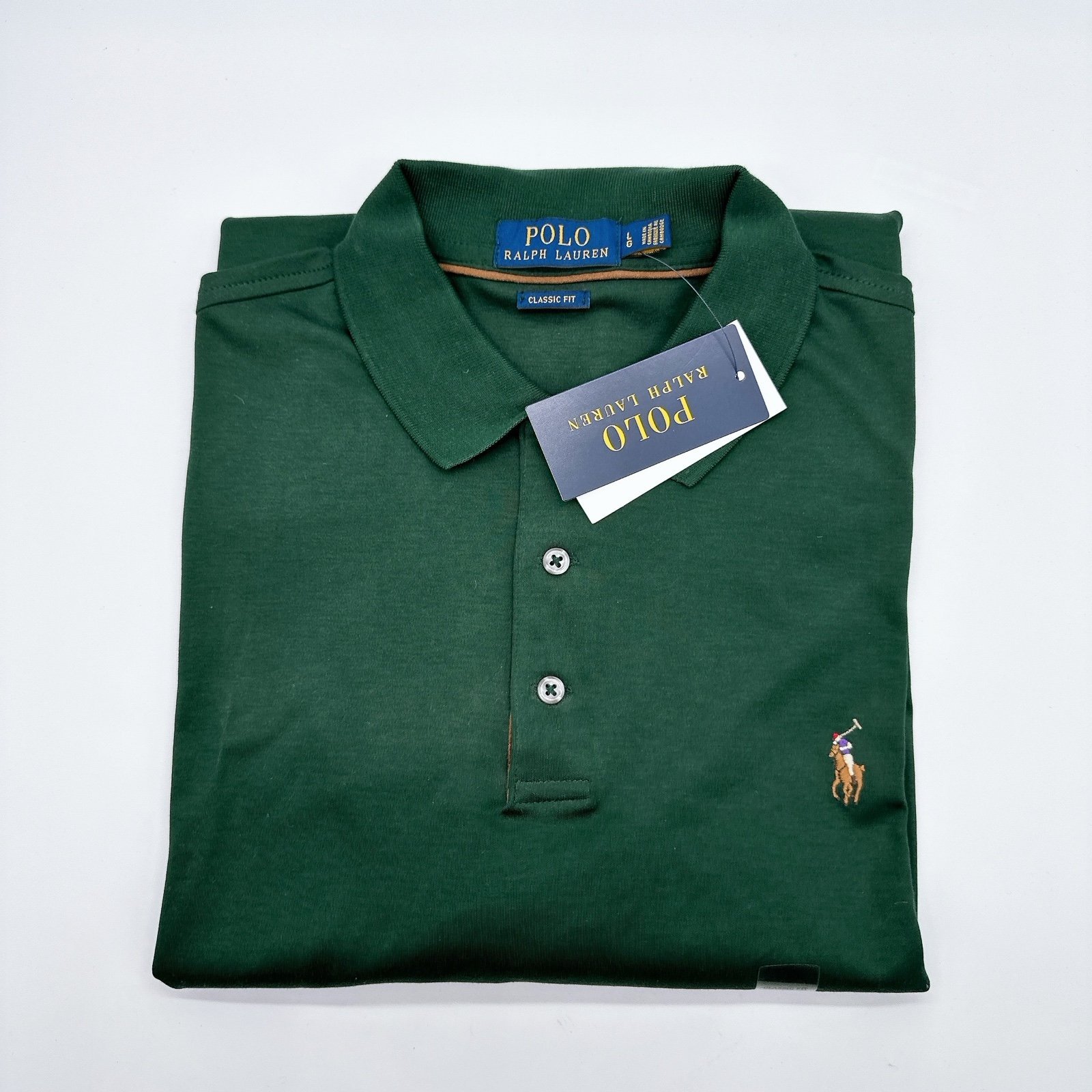 Polo Ralph Lauren L Classic fit Soft Cotton long sleeves Polo Shirt