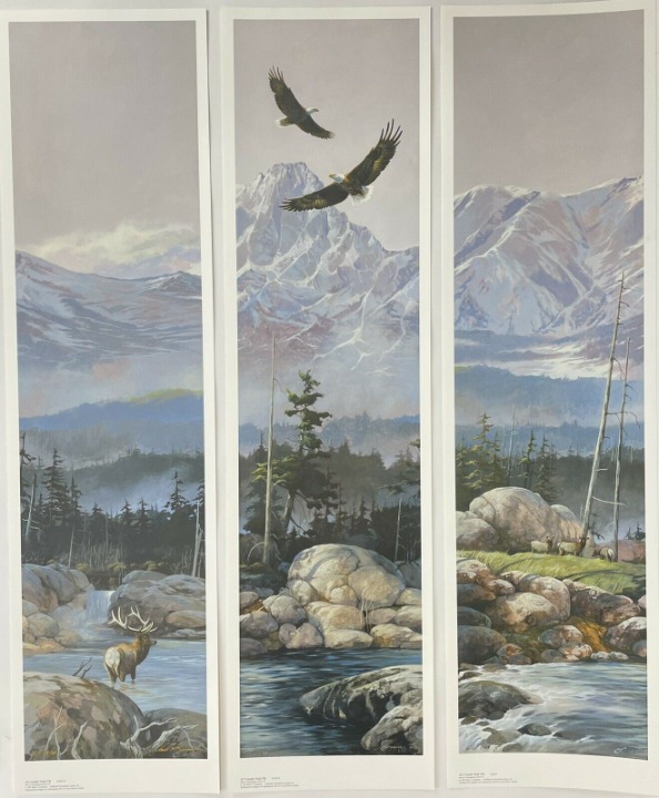 Mario F. Fernandez Eagles 'If I Could Only Fly' AP 68/98 Plate I,II,III 3 Piece