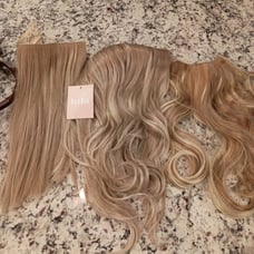 Lula halo hair extensions bundle 3 halos