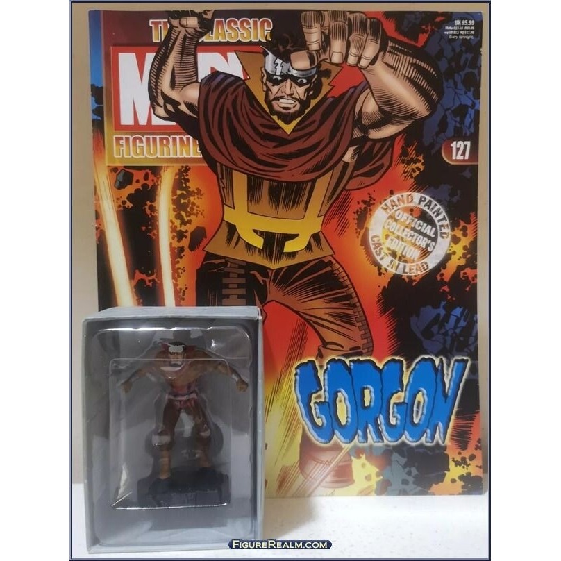 Eaglemoss 1:16 Classic Marvel Figurine w/Book: Gorgon #127
