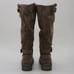 Carlos Santana Ladies 9.5 Sabina Brown Knee High Side-zip Riding Slouch Boots
