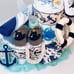 Ship Diaper Cake, Nautical Baby Shower