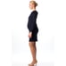 Pietro Brunelli Milano Flower Long Sleeve Maternity Dress Women XSmall Black NEW